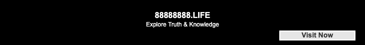 88888888.LIFE banner - Explore Truth & Knowledge, Visit Now